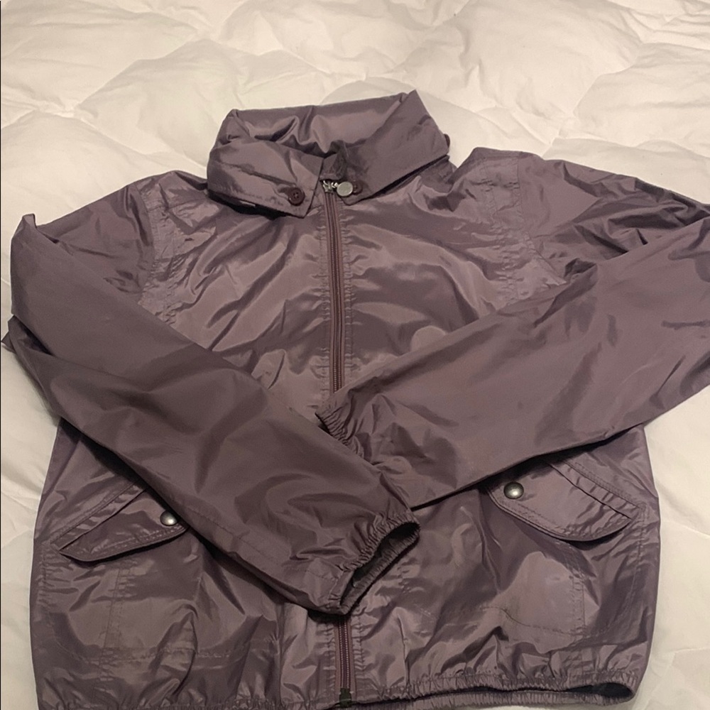 Agile Purple Windbreaker Jacket
